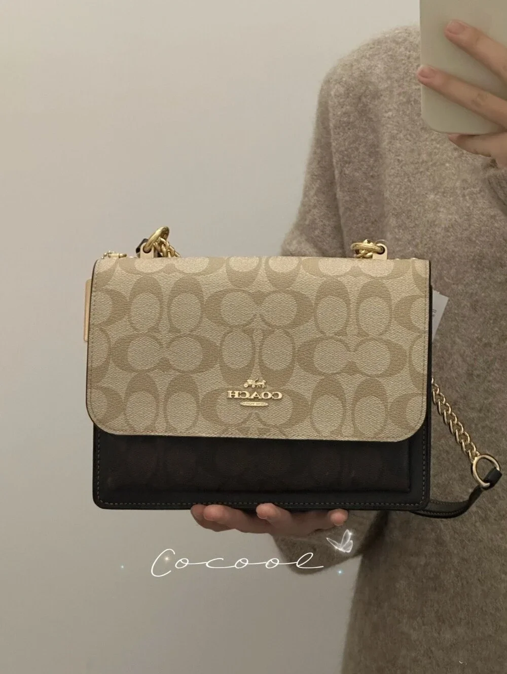 NWT Coach Klare Crossbody Bag In Blocked Signature CanvasCD866 - $428